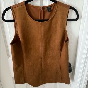 Ann Taylor Tan Sleeveless Top